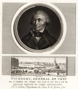 Jean Charles Pichegru, General en Jefe del Ejército del Norte, luego se unió a los Realistas, murió en prisión de Unbekannt
