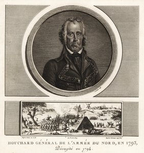 Jean Nicolas Houchard, General Revolucionario Francés del Ejército del Norte, ejecutado por cobardía en 1793 de Unbekannt