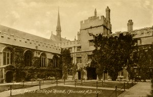 Jesus College, Oxford de Unbekannter Künstler
