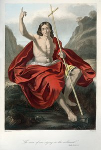 Juan el Bautista predicando - Biblia, Nuevo Testamento de Unbekannter Künstler