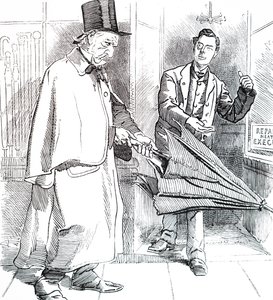 Joseph Chamberlain y William Ewart Gladstone de Unbekannt