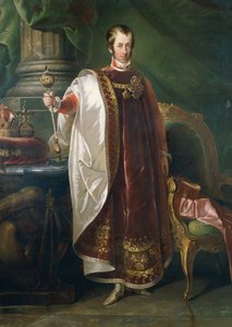El emperador Fernando I con las insignias de la Orden del Toisón de Oro de Unbekannter Künstler