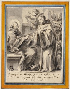 Rey Enrique de Francia y San Bernardo de Claraval de Unbekannt