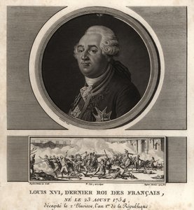Rey Luis XVI, último rey de los franceses de Unbekannt