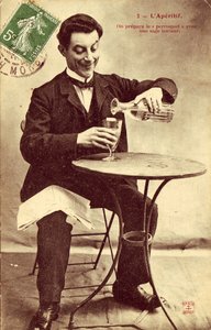 La postal del aperitivo nº 2 de Unbekannter Künstler