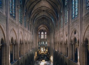 La catedral Notre Dame de París, París 4. Construcción de 1160, rehabilitación por Viollet Le Duc de Unbekannter Künstler