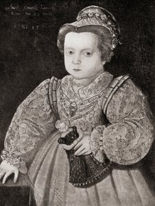 Lady Arbella Stuart de niña, de The Girl Through the Ages, publicado en 1933