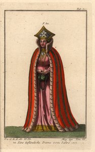 Dama de Livonia, provincia rusa de Unbekannter Künstler