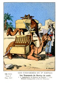 Ambulancia de Larrey, Egipto de Unbekannter Künstler