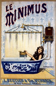 Le minimus Baño, c. 1900 (ilustración) de Unbekannter Künstler