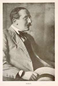 Leon Bakst (1866-1924), pintor ruso, fotografía de retrato de Unbekannt
