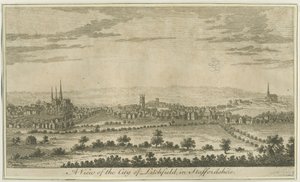 Lichfield - Vista Suroeste de Unbekannt