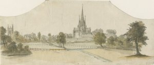 Catedral de Lichfield - Vista Este de Unbekannt
