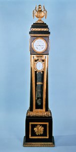 Reloj de pie de ecuación de ébano Luis XVI, por Ferdinand Berthoud, París, finales del siglo XVIII