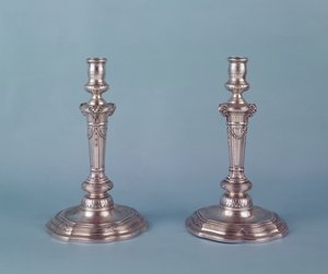 Candelabros de plata de Luis XV de Unbekannt