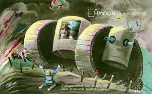 Amor en un tanque de Unbekannter Künstler