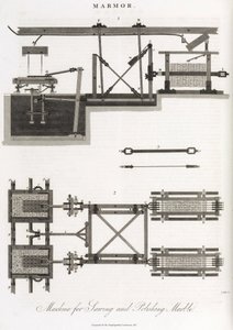Máquina para cortar y pulir mármol de Unbekannt