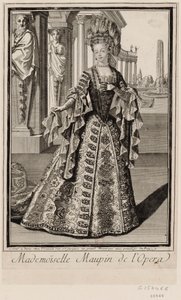 Mademoiselle Maupin en la Ópera de Unbekannter Künstler