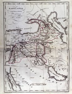 Mapa de Mesopotamia de Unbekannter Künstler