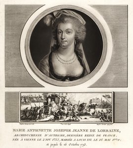 María Antonieta, última reina de Francia de Unbekannt