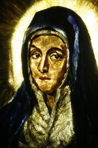 Mater Dolorosa (detalle) por el Greco, Lourdes, Francia de Unbekannt