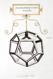 Dibujos Matemáticos del Dodecaedro de Da Vinci de Unbekannt