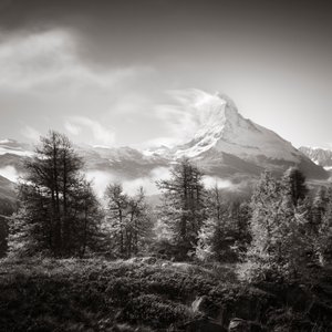Matterhorn Study 3, Suiza, 2014 (fotografía en b/n)