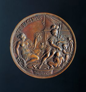 Medalla del Dogo Alvise III Sebastiano Mocenigo de Benjamin Baud