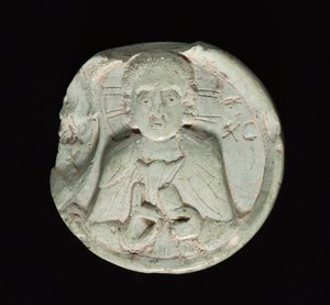 Medallón con Cristo, c.1200-1400