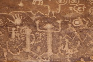 Mesa Verde, Petroglifos Americanos Anasazi o Pueblo ancestral