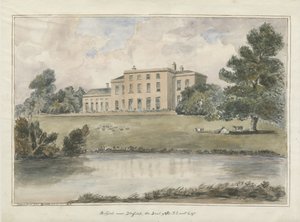 Casa de Milford: pintura en acuarela, 1848 de Unbekannt