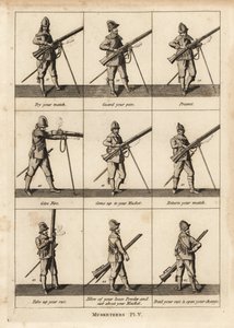 Ejercicios militares de mosqueteros
