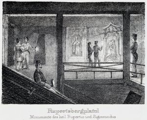 Mina de sal: Monumento de San Rupert y San Sigismond, en Durrnberg, Austria