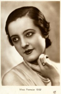 Miss Francia 1932 de Unbekannt