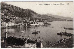 Monte Carlo: Vista de la ciudad tomada desde Mónaco de William M. Timlin