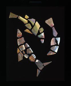 Fragmentos de mosaico de peces, c. siglo I a.C. - siglo I d.C. de Unbekannt