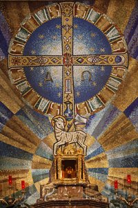 Mosaico en la basílica de Jesús de Medinaceli Madrid España
