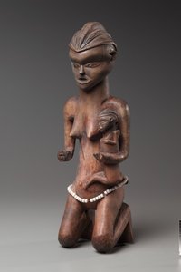 Figura de madre e hijo, finales de 1800-principios de 1900 de Unbekannt