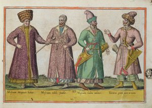 Traje de moscovita y tártaro de Unbekannt