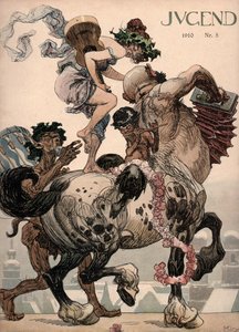 Personajes mitológicos tocando música de Unbekannter Künstler