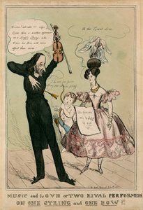 Niccolo Paganini - retrato