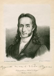 Niccolo Paganini - retrato de Unbekannt