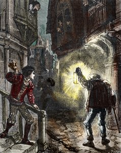 Los vigilantes nocturnos vigilan las calles de París en la Edad Media y el Renacimiento de Alec Hunter