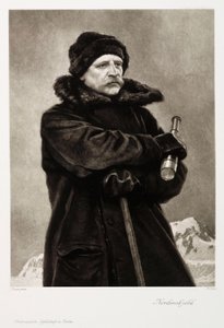 Nils Adolf Erik Nordenskjold, geólogo y explorador ártico sueco, c.1880s de Unbekannt