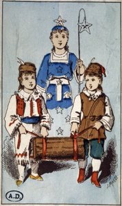 Buche de Noel, finales del siglo XIX (ilustración) de Unbekannter Künstler