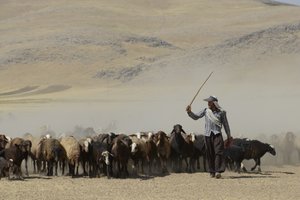 Tiendas nómadas entre Tamar y Ashkhaneh, Irán 2022 (fotografía)