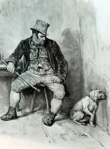 Oliver Twist, de Charles Dickens - ilustración de Unbekannter Künstler