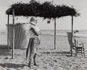 En la playa