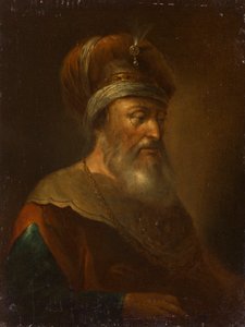 Oriental con turbante de Unbekannter Künstler