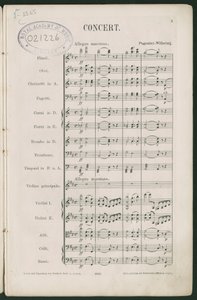 Concierto para violín nº 1 de Paganini, op 6 de Unbekannter Künstler